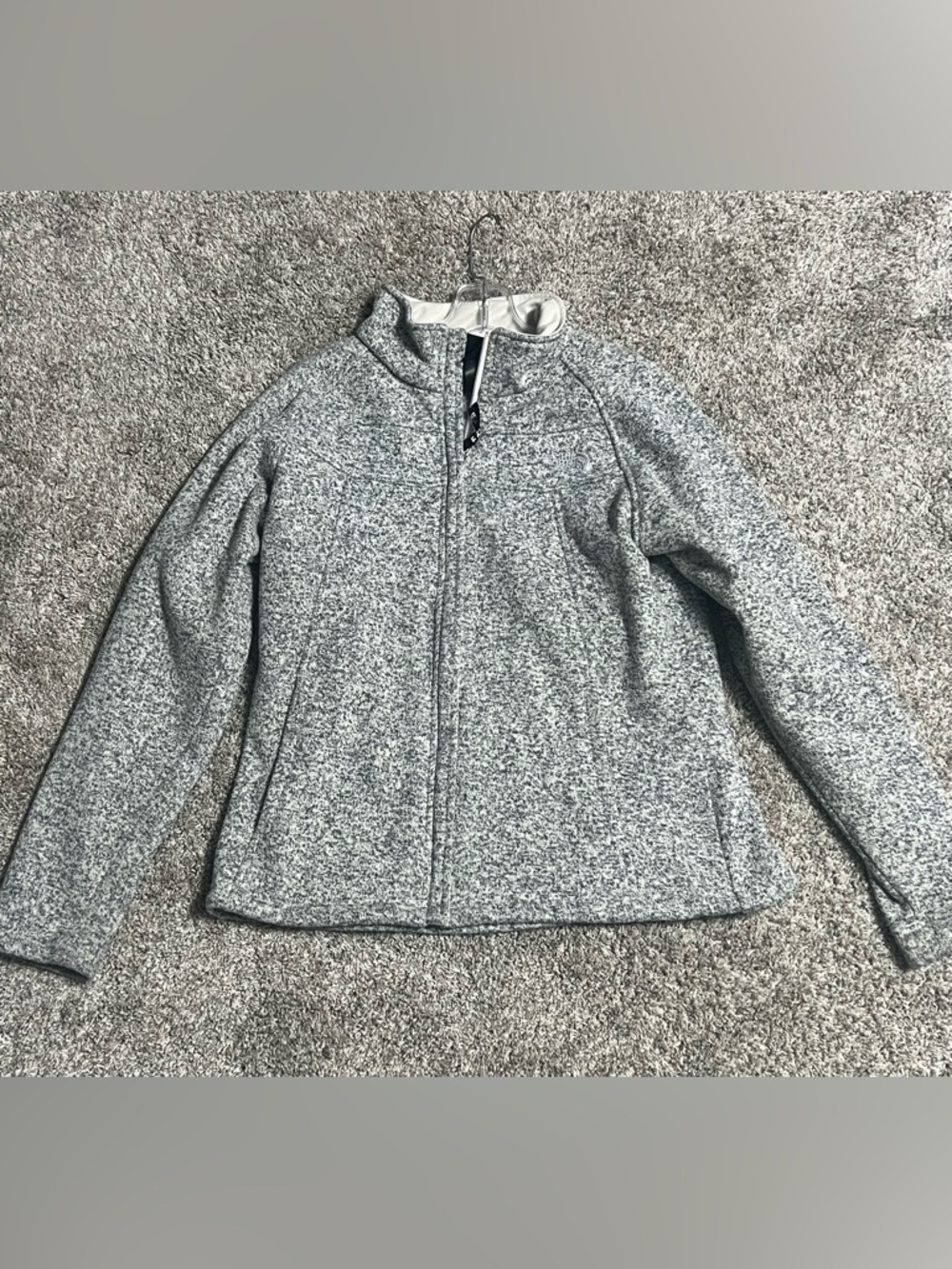The North Face Women’s Gray Heather Full-Zip Jacket